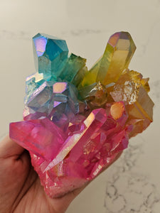 Aura Quartz Cluster E