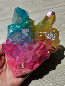 Aura Quartz Cluster E