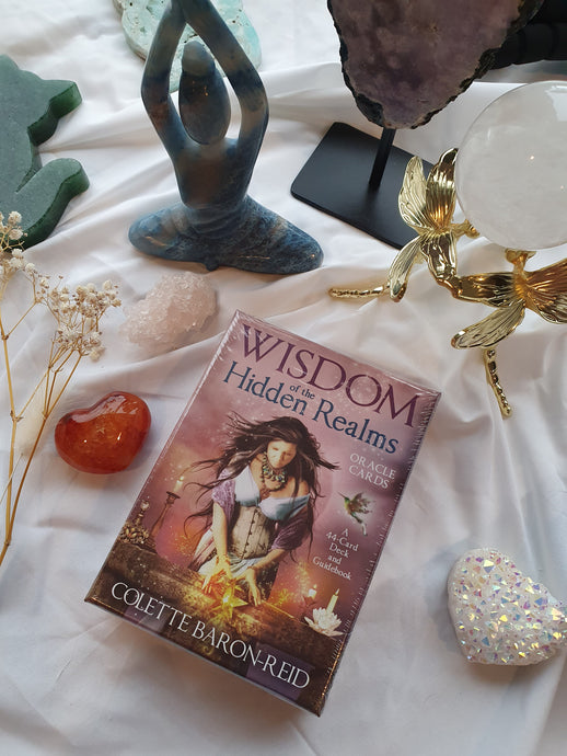Wisdom of the Hidden Realms Oracle Cards & Guidebook by Colette Baron-Reid