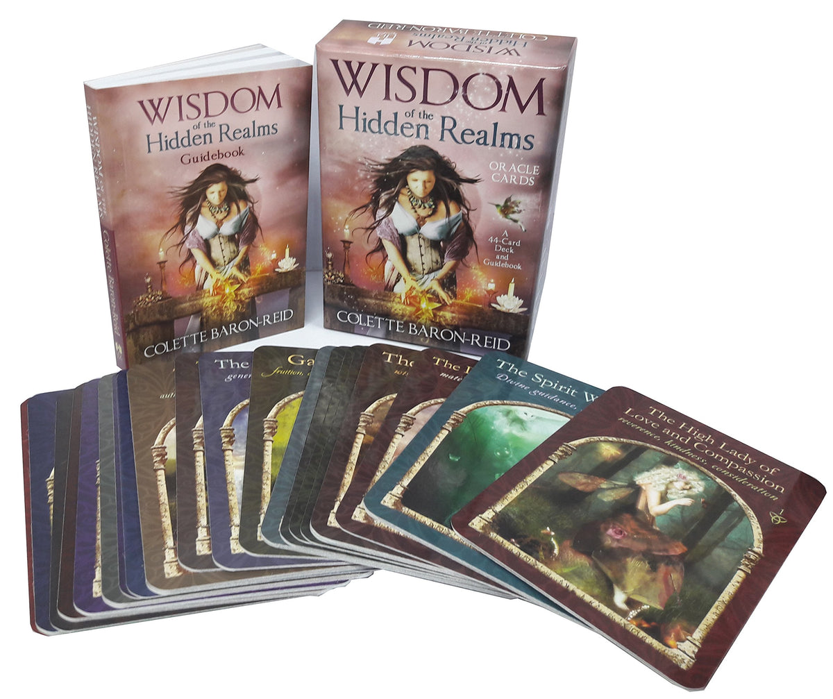 Wisdom of the Hidden Realms Oracle Cards & Guidebook by Colette Baron ...